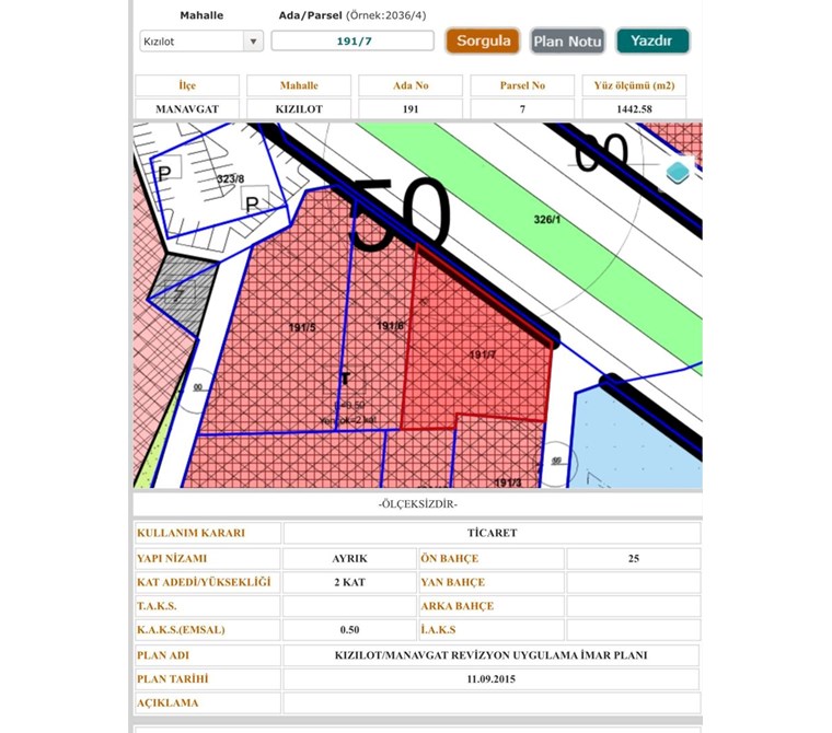 KIZILOT'TA D-400 CEPHELİ, EMSALSİZ KÖŞE PARSEL TİCARİ FIRSAT!