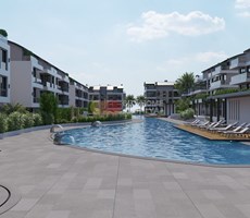 Antalya Manavgat'ta Bölgenin En Büyük Sitesinde Satılık Dağ Deniz Orman Manzaralı Daireler