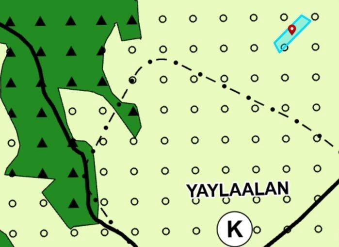 YAYLAALAN DA DOĞAYLA İÇ İÇE YATIRIMLIK TARLA!!!