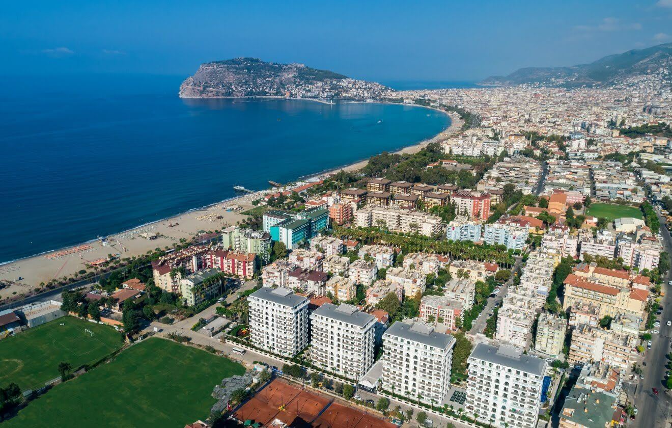 ALANYA MERKEZDE MUHTEŞEM RESİDANCE İCERİSİNDE LÜKS KOMPLEKSTE 2+1 DAİRE