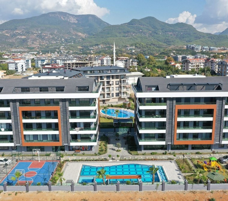 2+1 Fully Furnished Super Luxury Flat for Sale in Alanya Oba!