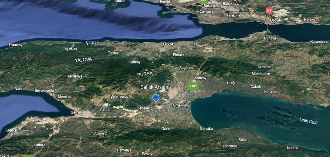 ŞENER GYD'DEN İZNİK GÖLÜ MANZARALI 713 M² (2 PARSEL) EŞSİZ ARSA