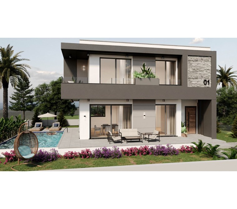 OZANKÖYDE 4+1 LUX VİLLALAR