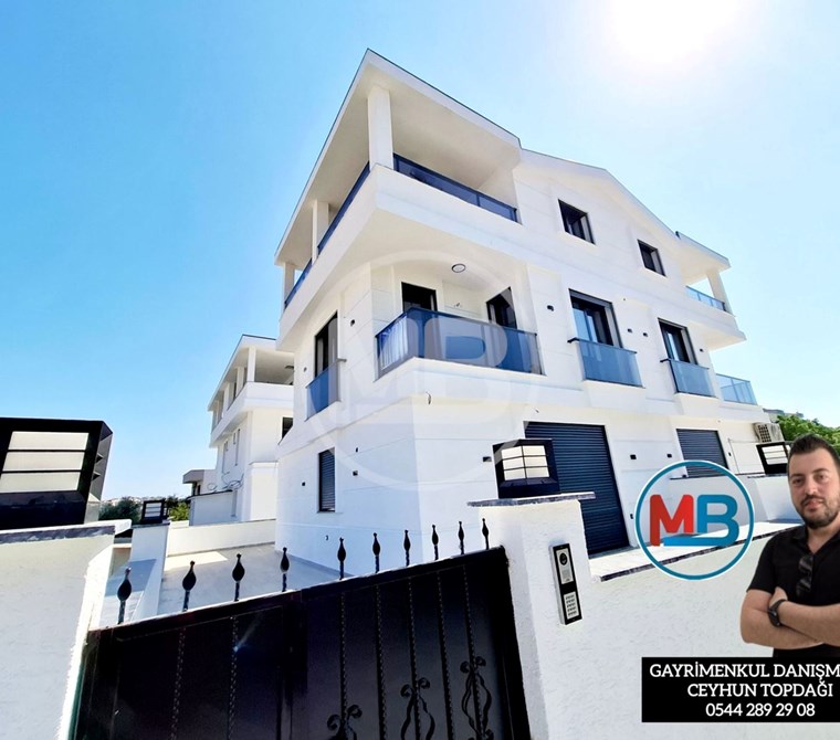 DİDİM'DE SATILIK 3+1 SIFIR VİLLA DENİZ MANZARALI ÖNÜ PARK MÜSTAKİL BAHÇELİ EV !