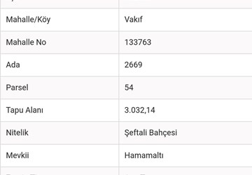 İMAR SINIRINDA 3032Mt² FIRSAT ARAZİ