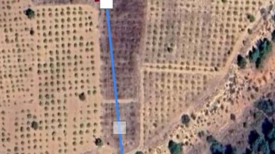 İNCİRYADAN ÇAL AKKENT'DE 2.800m2 KADASTRAL YOLA YAKIN ARAZİ