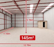 POYRAZ'DA ÜNSAL'DA 145M2 KİRALIK DEPO