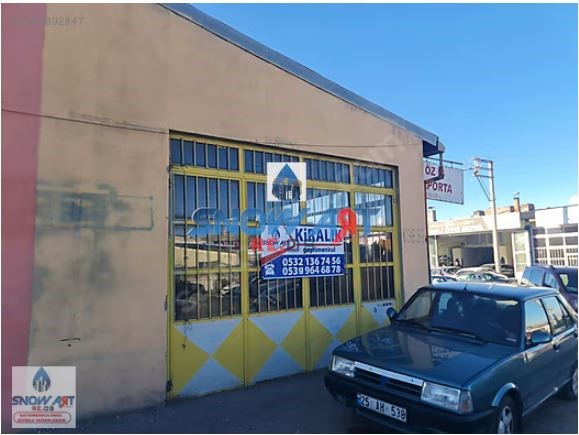 SNOW ART REOS GYMDEN SANAYİDE KİRALIK İŞYERİ