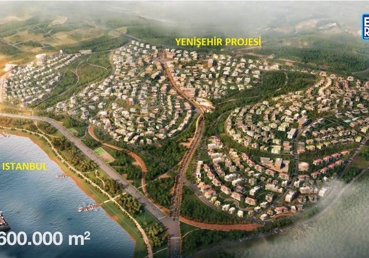 Land in New City in Istanbul