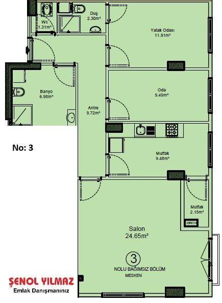 ŞENER GYD'DEN %50 PEŞİNAT İLE SATILIK DAİRE | YATIRIMLIK FIRSAT