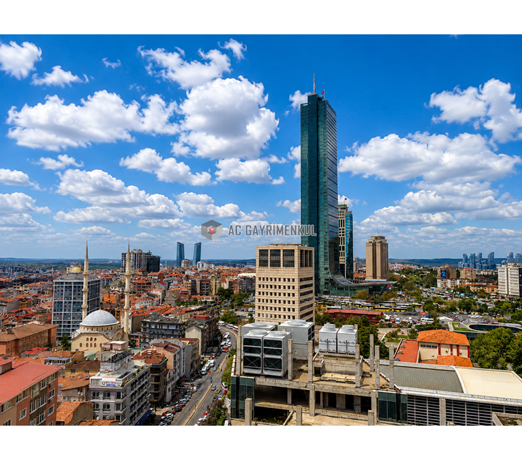 Levent Loft 2'de, Panoramik Manzaralı, Teraslı, Modern Daire