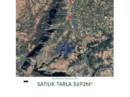 Seydikemer Arsaköy Mh. satılık arazi 3692m² Fethiye 45km müstakil tapu