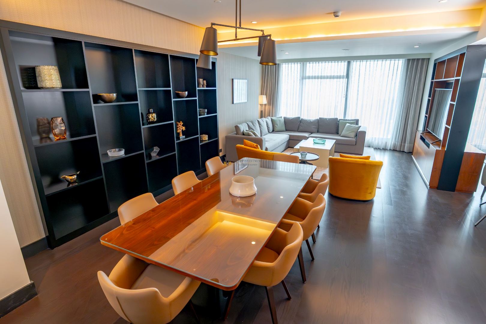ŞİŞLİ MERKEZ... Fairmont Residence da Boğaz Manzaralı 3+1 Lüks Konut