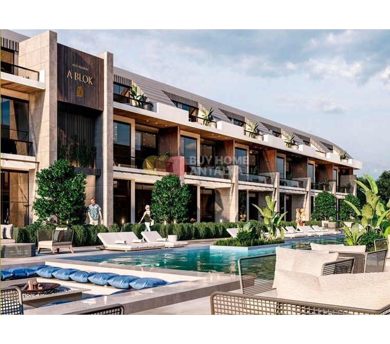 آپارتمان‌های لوکس فروشی در دوشومآلتی آنتالیا، مناسب برای اجاره کوتاه مدت با ایده هتل