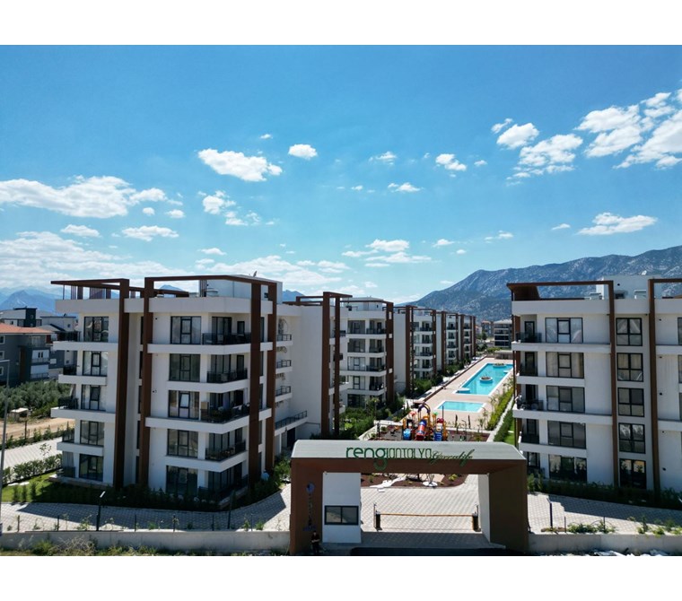 POYRAZ'DAN YENİKÖY RENGİ ANTALYA GREEN LİFE'DA 1+1 66M2 2.KAT SATILIK DAİRE