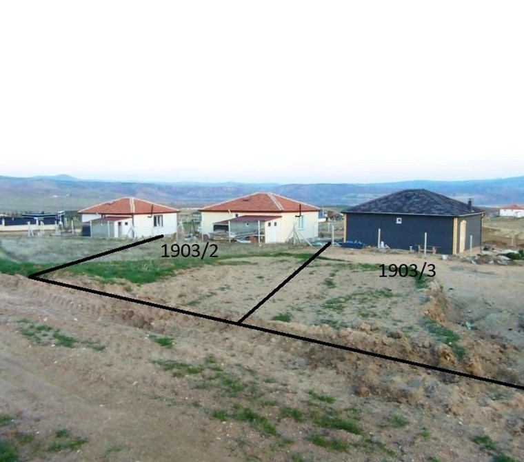 Kırıkkale Hacılar Baraj manzaralı satılık 500 m2 Arsa